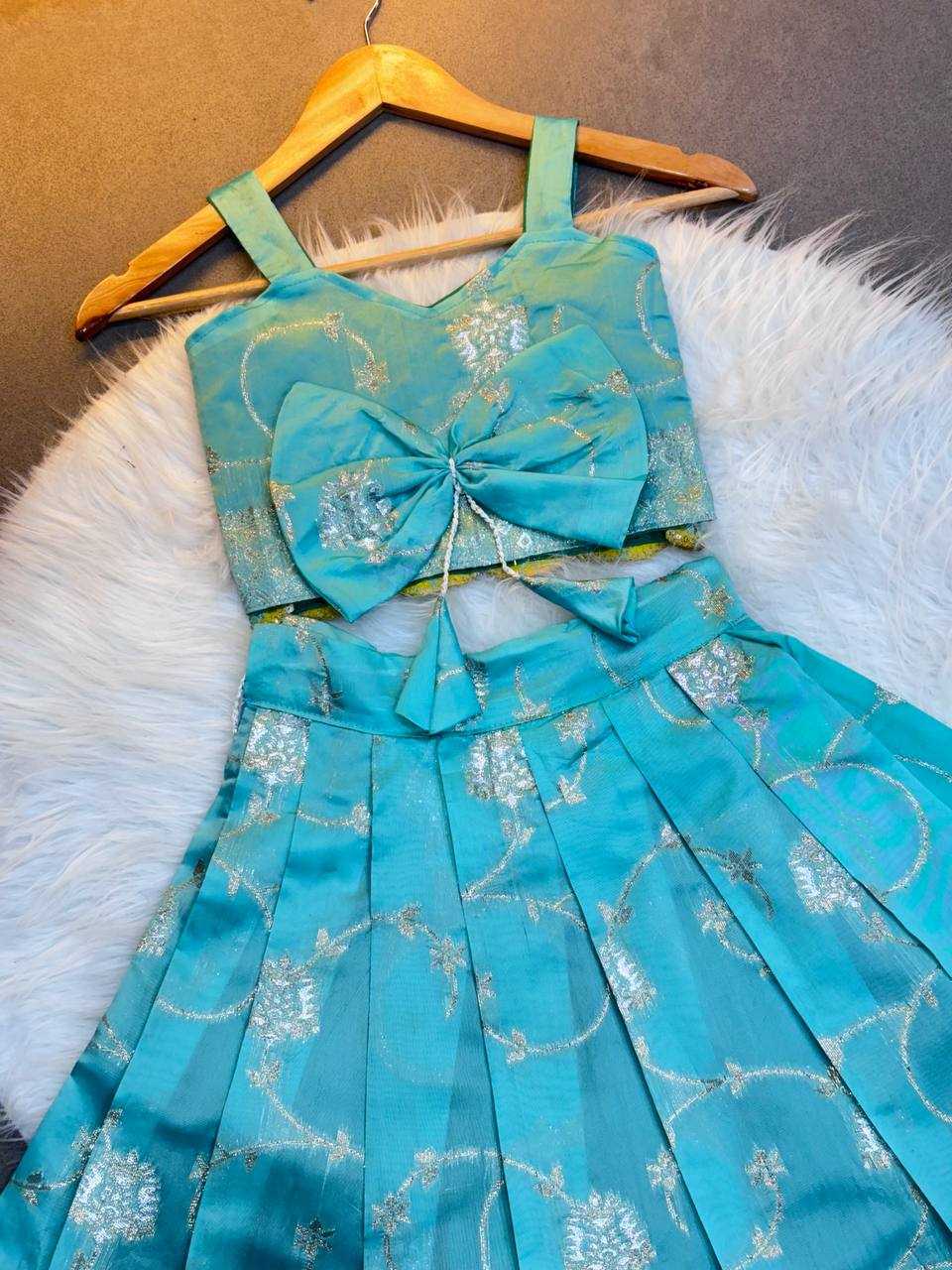 Ynf Soft Silk KESH709 09 Kids Wear Wholesale Kids Co-ord Set Ethnic Dresses For Kids Kids Lehenga Choli Manufacturer- Kapda Export