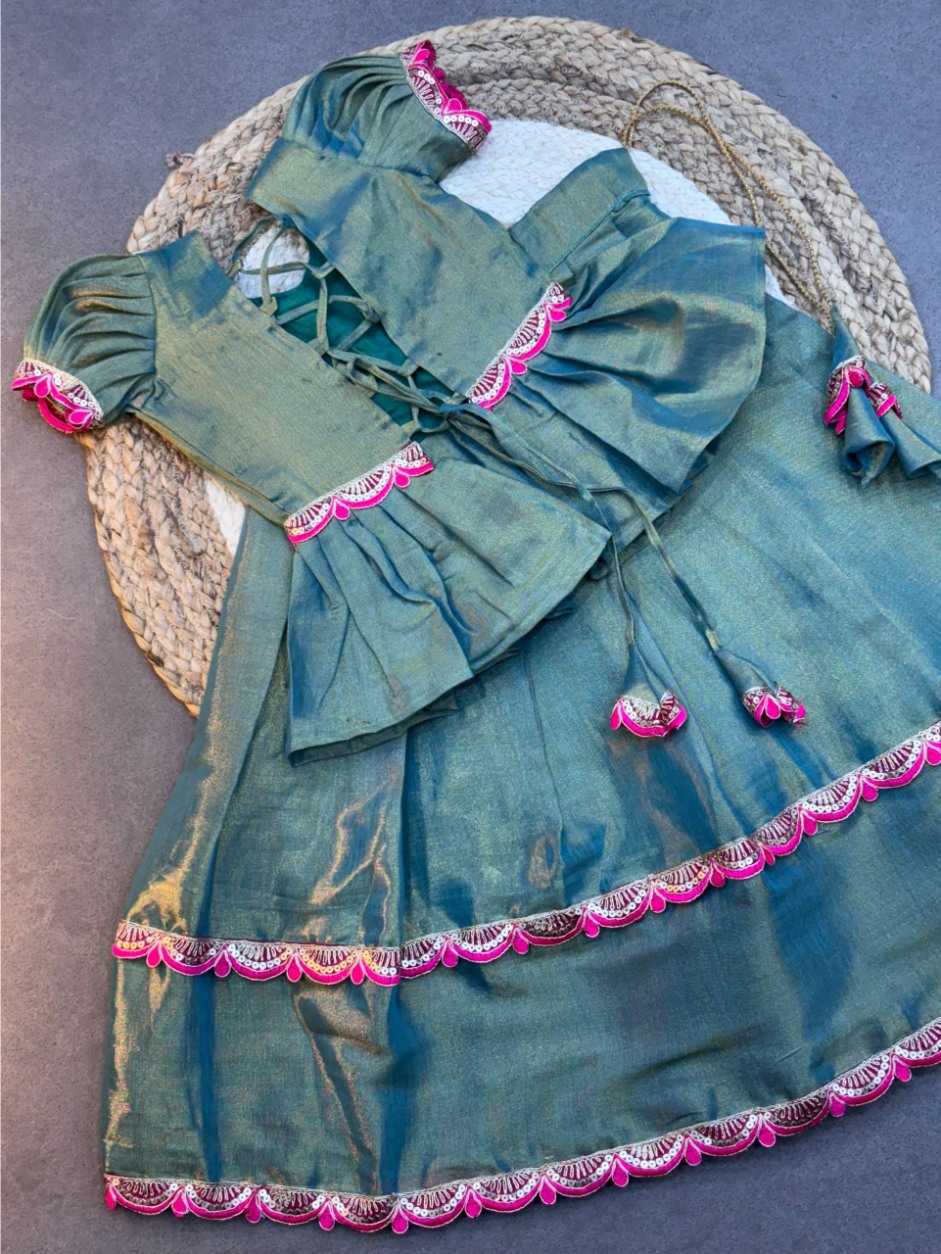 Ynf Soft Silk KESH709 10 Kids Wear Wholesale Kids Ethnic Wear Indian Wear For Kids Kids Lehenga Choli Manufacturer- Kapda Export