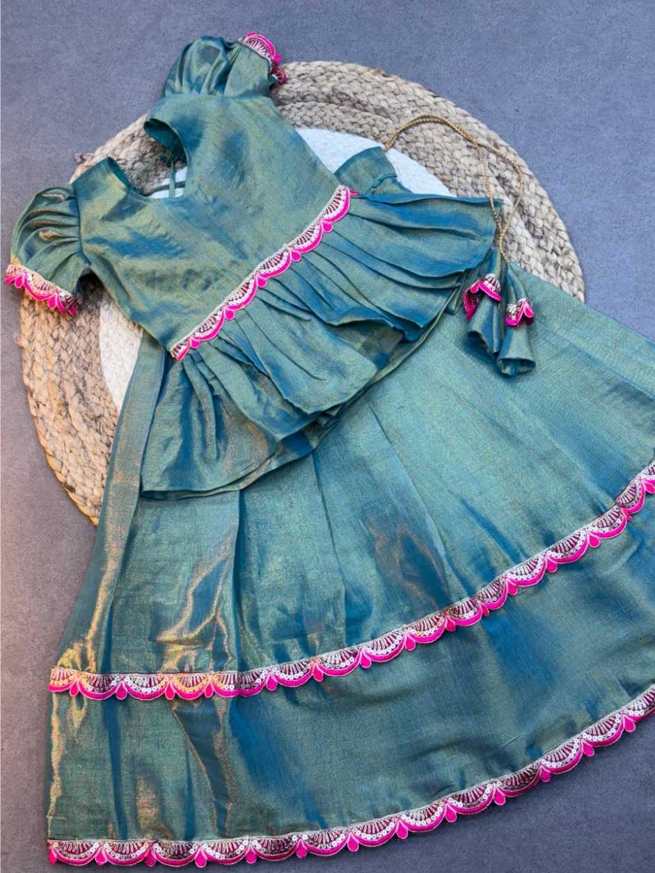 Ynf Soft Silk KESH709 10 Kids Wear Wholesale Kids Ethnic Wear Indian Wear For Kids Kids Lehenga Choli Manufacturer- Kapda Export