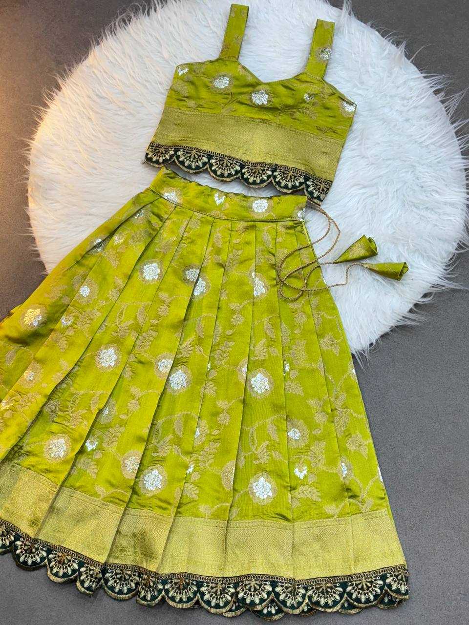 Ynf Soft Silk KESH709 11 Kids Wear Wholesale Kids Lehenga Choli Girls Ethnic Wear Kids Wedding Outfits Manufacturer- Kapda Export