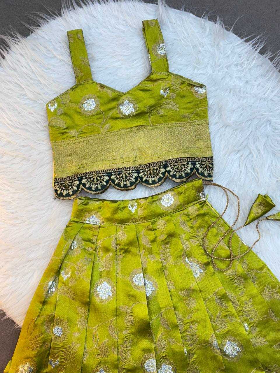 Ynf Soft Silk KESH709 11 Kids Wear Wholesale Kids Lehenga Choli Girls Ethnic Wear Kids Wedding Outfits Manufacturer- Kapda Export