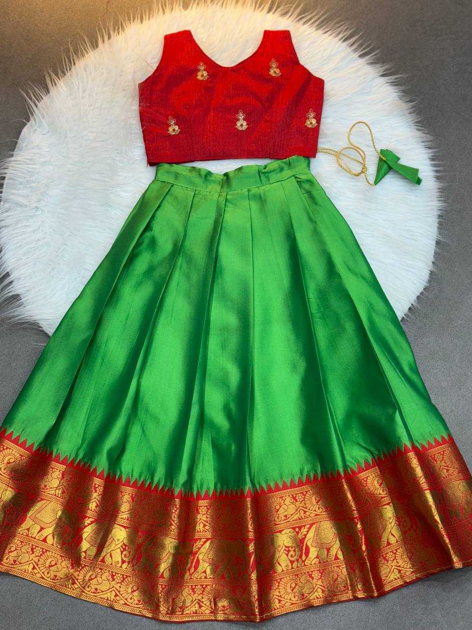 Ynf Soft Silk KESH709 12 Kids Wear Wholesale Kids Lehenga Kids Co-ord Set Kids Lehenga Choli Manufacturer- Kapda Export