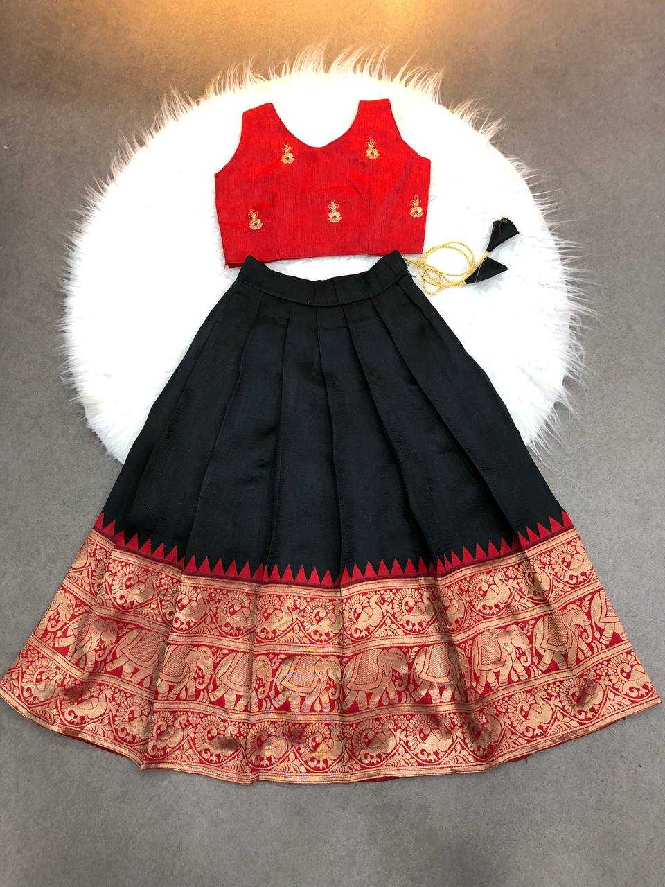 Ynf Soft Silk KESH709 12 Kids Wear Wholesale Kids Lehenga Kids Co-ord Set Kids Lehenga Choli Manufacturer- Kapda Export