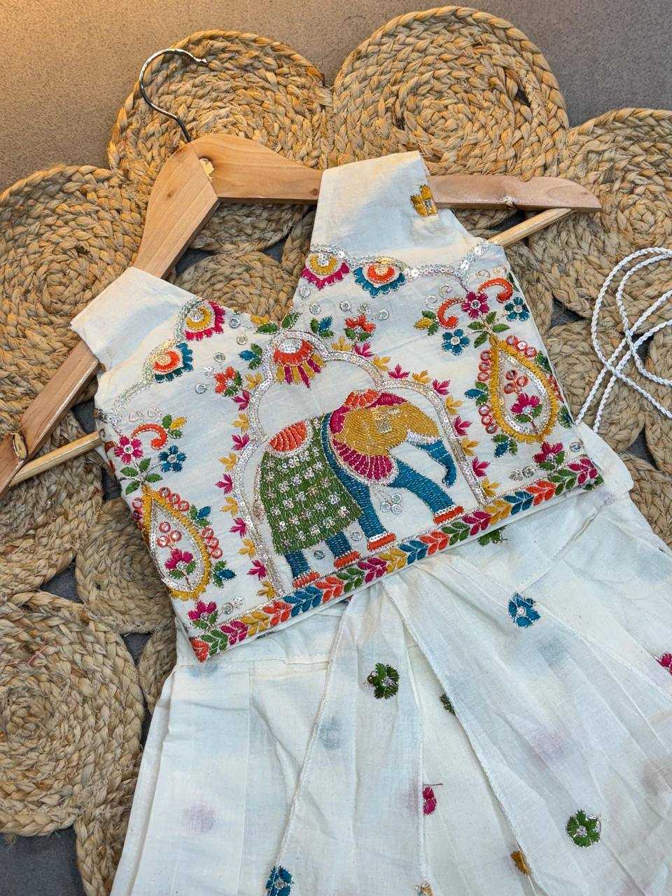 Ynf Soft Silk KESH709 17 Kids Wear Wholesale Kids Co-ord Set Kids Lehenga Choli Girls Ethnic Wear Manufacturer- Kapda Export