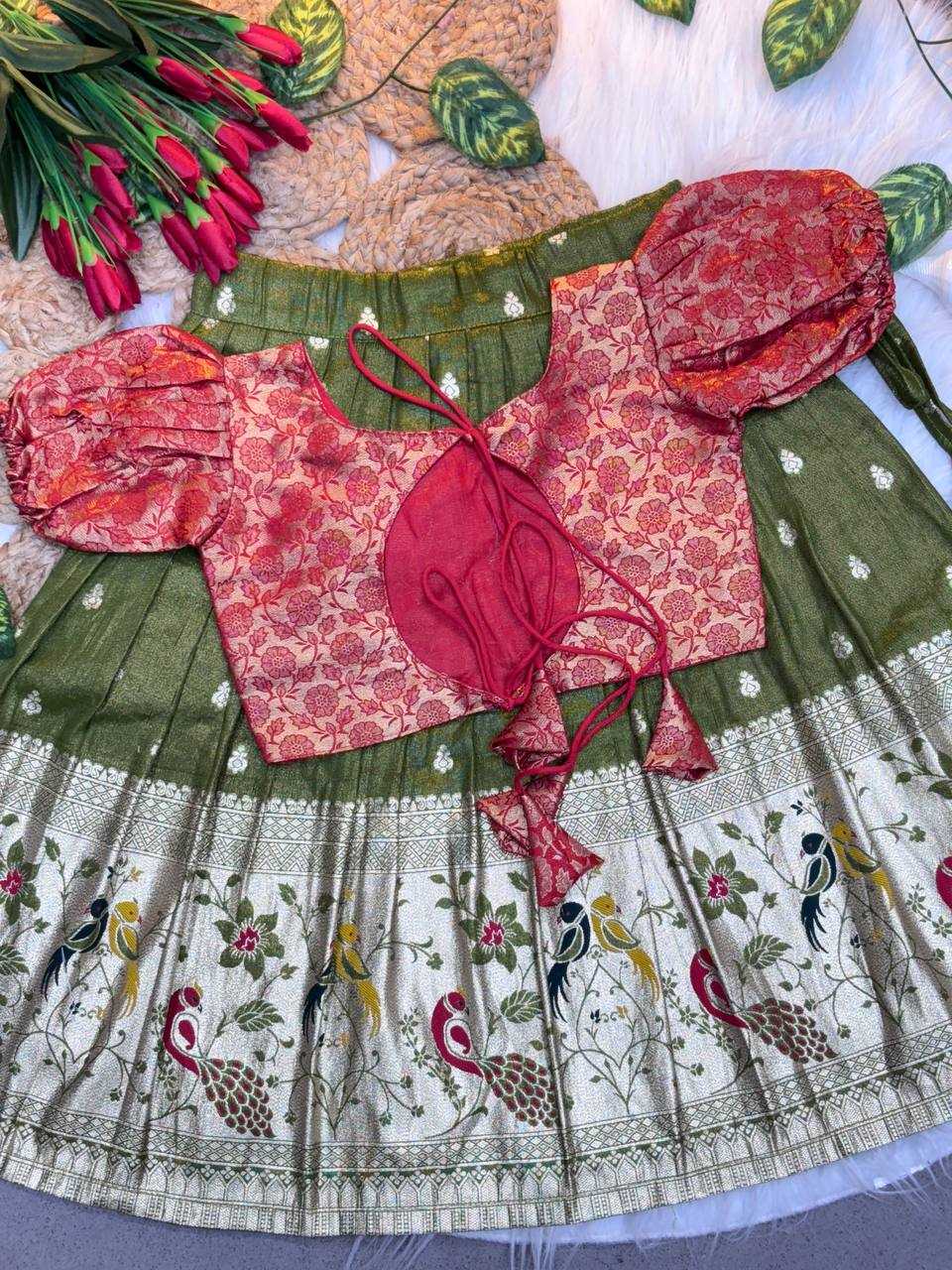 Ynf Soft Silk KESH709 23 Kids Wear Wholesale Kids Lehenga Kids Co-ord Set Kids Lehenga Choli Manufacturer- Kapda Export