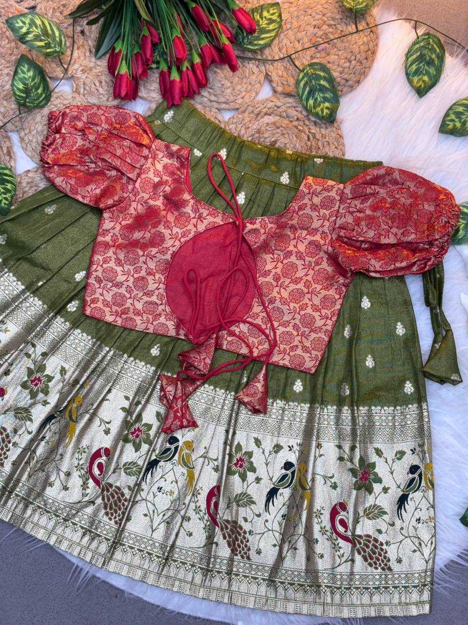 Ynf Soft Silk KESH709 23 Kids Wear Wholesale Kids Lehenga Kids Co-ord Set Kids Lehenga Choli Manufacturer- Kapda Export