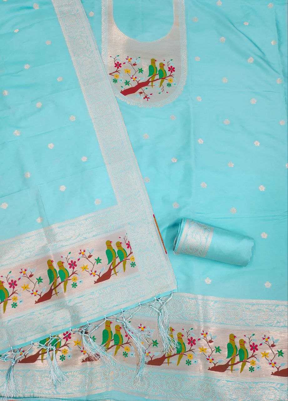 Ynf Soft Silk KESH714 003 Suits & Dresses Wholesale Unstitched Suits Wedding Suits Designer Suits Manufacturer- Kapda Export