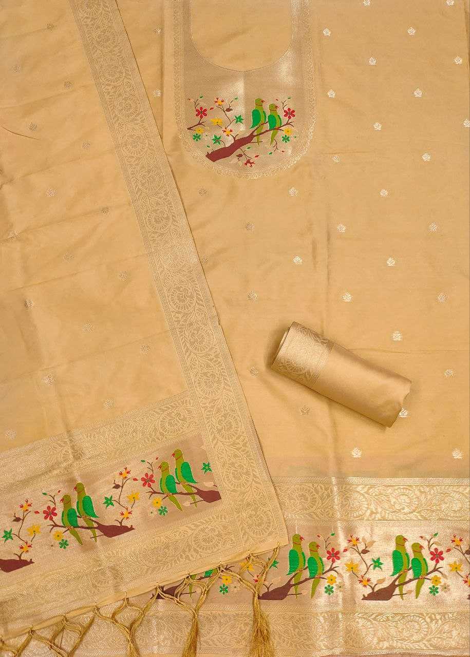 Ynf Soft Silk KESH714 003 Suits & Dresses Wholesale Unstitched Suits Wedding Suits Designer Suits Manufacturer- Kapda Export