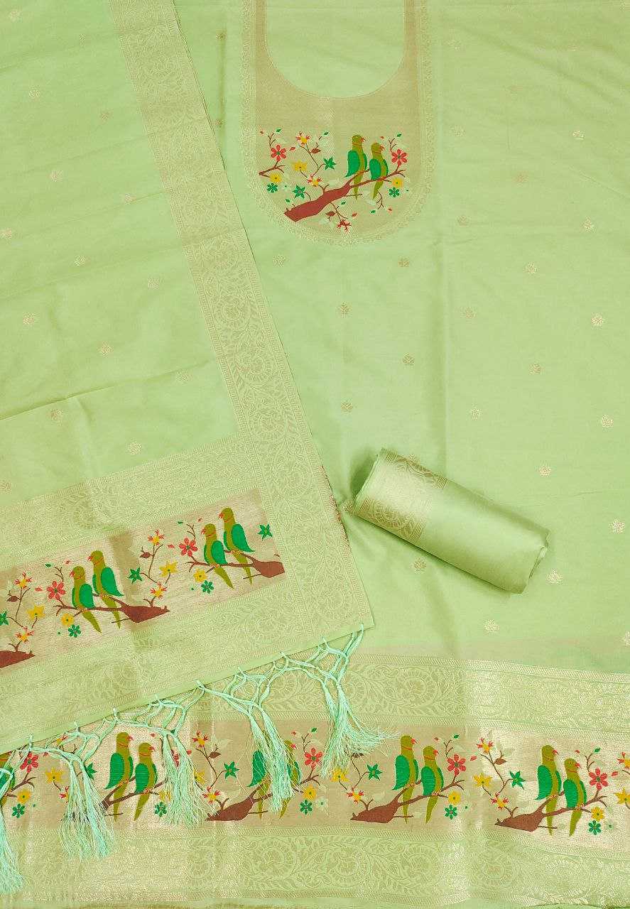 Ynf Soft Silk KESH714 003 Suits & Dresses Wholesale Unstitched Suits Wedding Suits Designer Suits Manufacturer- Kapda Export