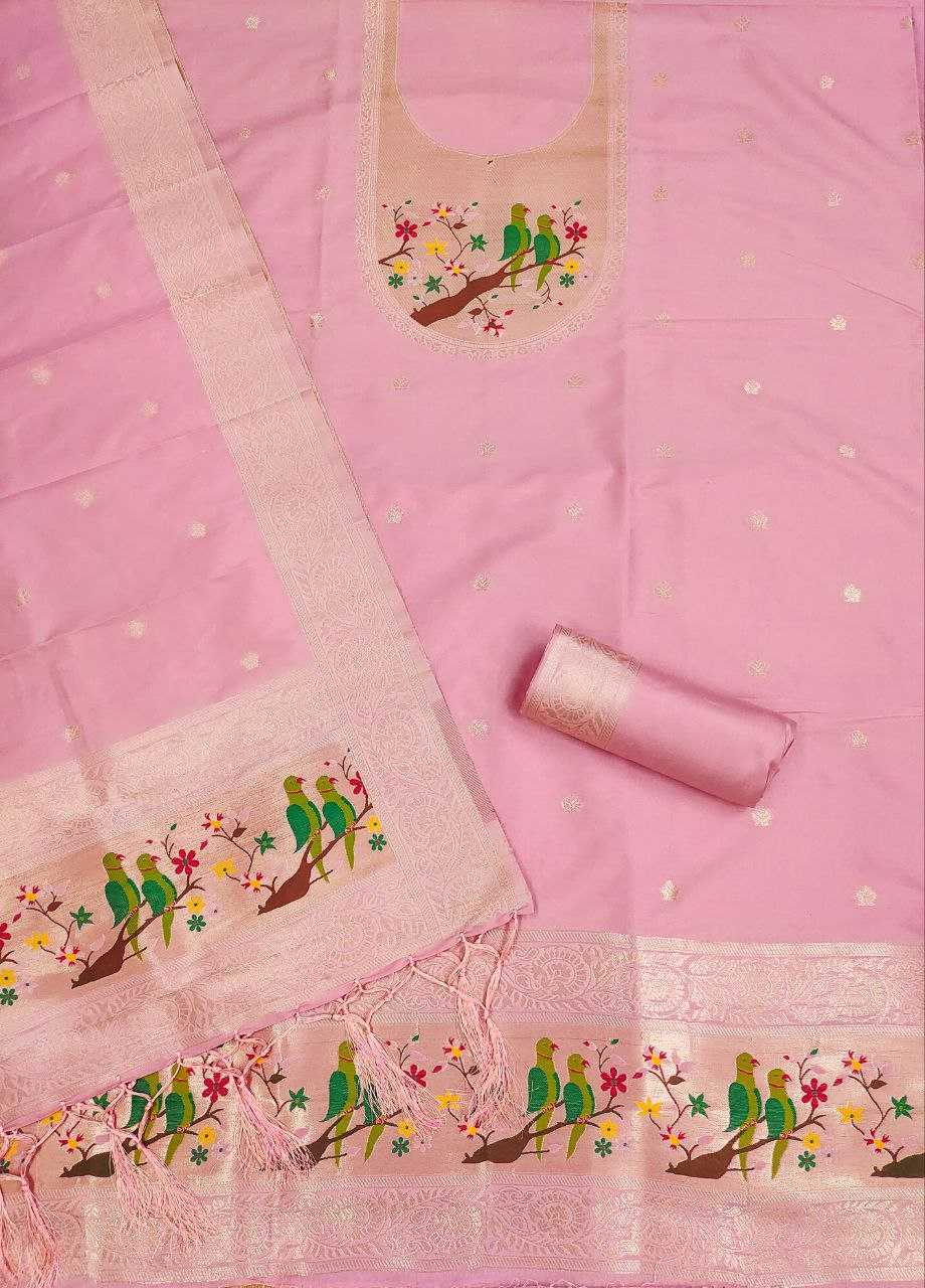 Ynf Soft Silk KESH714 003 Suits & Dresses Wholesale Unstitched Suits Wedding Suits Designer Suits Manufacturer- Kapda Export