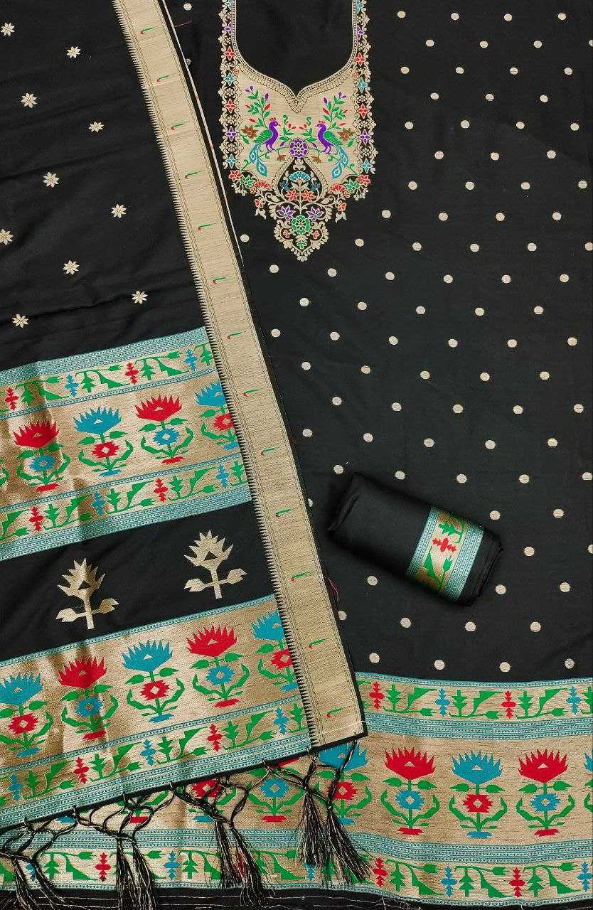 Ynf Soft Silk KESH714 004 Suits & Dresses Wholesale Unstitched Suits Ladies Silk Suit Designer Suits Manufacturer- Kapda Export