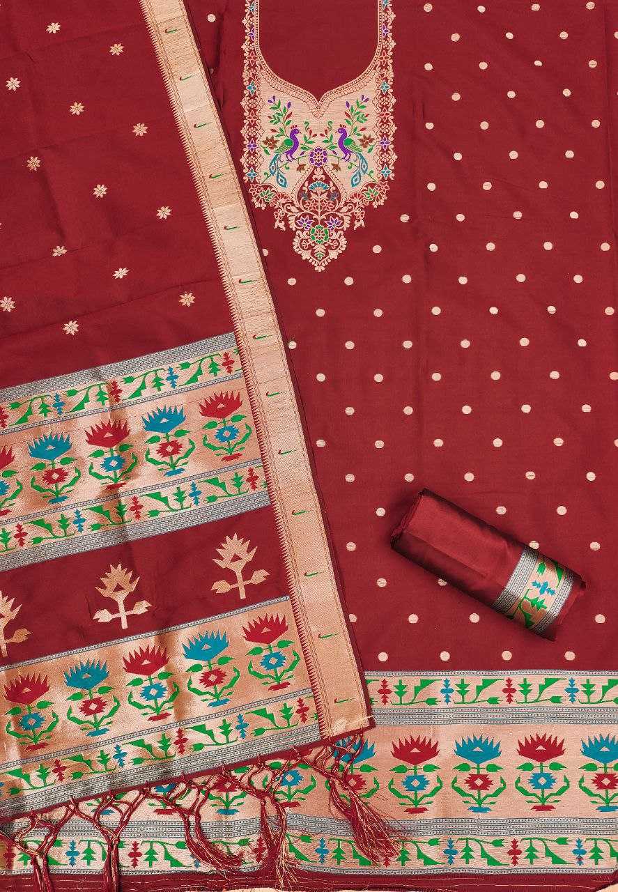 Ynf Soft Silk KESH714 004 Suits & Dresses Wholesale Unstitched Suits Ladies Silk Suit Designer Suits Manufacturer- Kapda Export