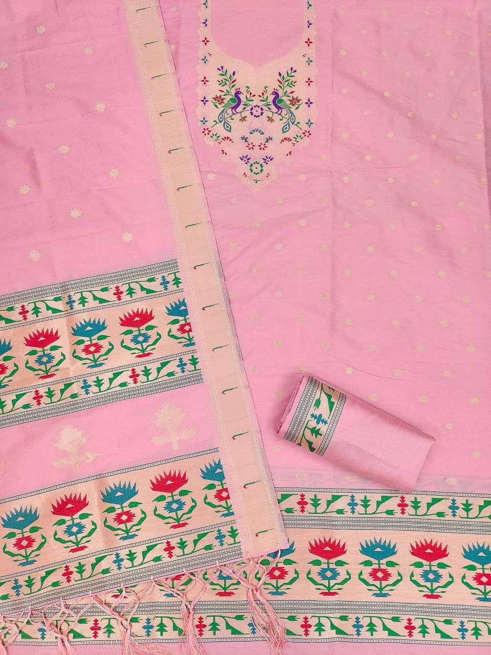 Ynf Soft Silk KESH714 004 Suits & Dresses Wholesale Unstitched Suits Ladies Silk Suit Designer Suits Manufacturer- Kapda Export