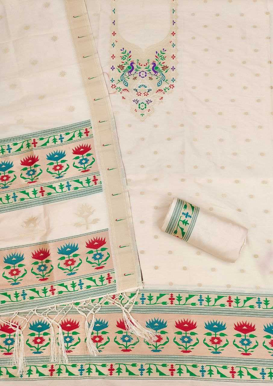 Ynf Soft Silk KESH714 004 Suits & Dresses Wholesale Unstitched Suits Ladies Silk Suit Designer Suits Manufacturer- Kapda Export