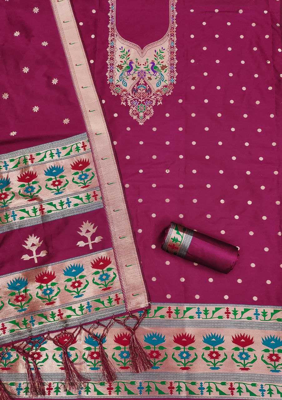 Ynf Soft Silk KESH714 004 Suits & Dresses Wholesale Unstitched Suits Ladies Silk Suit Designer Suits Manufacturer- Kapda Export