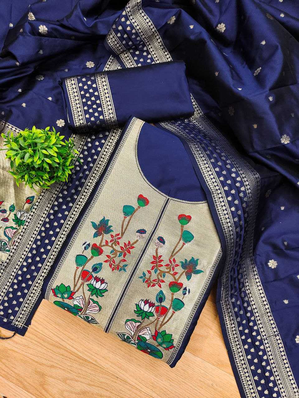 Ynf Soft Silk KESH714 006 Suits & Dresses Wholesale Unstitched Suits Party wear suits Ethnic Dresses Manufacturer- Kapda Export