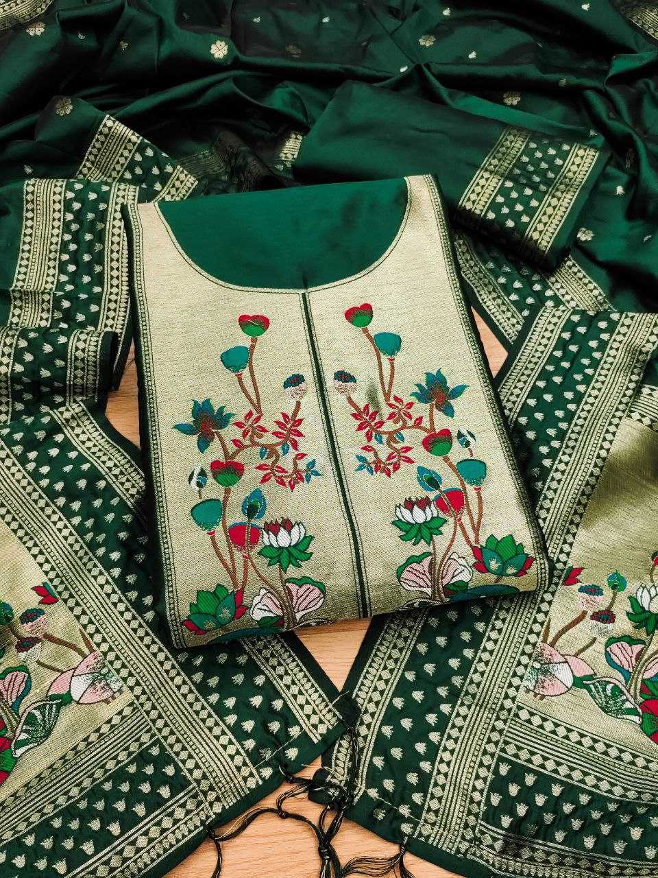 Ynf Soft Silk KESH714 006 Suits & Dresses Wholesale Unstitched Suits Party wear suits Ethnic Dresses Manufacturer- Kapda Export