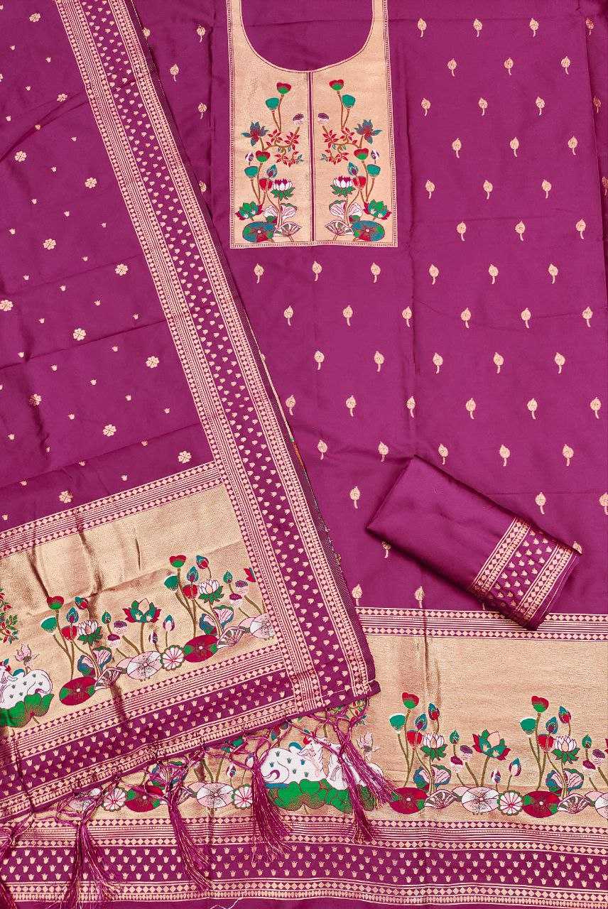 Ynf Soft Silk KESH714 006 Suits & Dresses Wholesale Unstitched Suits Party wear suits Ethnic Dresses Manufacturer- Kapda Export