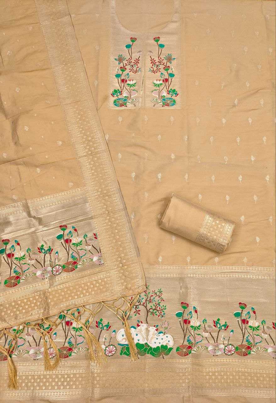 Ynf Soft Silk KESH714 006 Suits & Dresses Wholesale Unstitched Suits Party wear suits Ethnic Dresses Manufacturer- Kapda Export