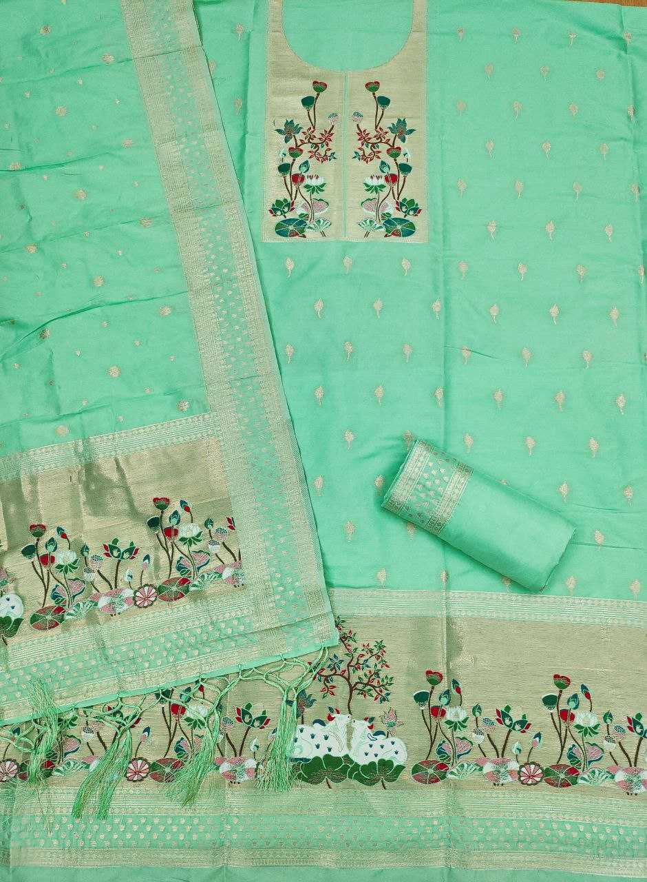 Ynf Soft Silk KESH714 006 Suits & Dresses Wholesale Unstitched Suits Party wear suits Ethnic Dresses Manufacturer- Kapda Export