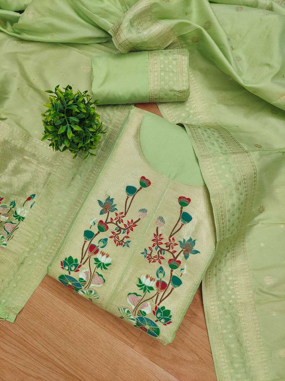 Ynf Soft Silk KESH714 006 Suits & Dresses Wholesale Unstitched Suits Party wear suits Ethnic Dresses Manufacturer- Kapda Export