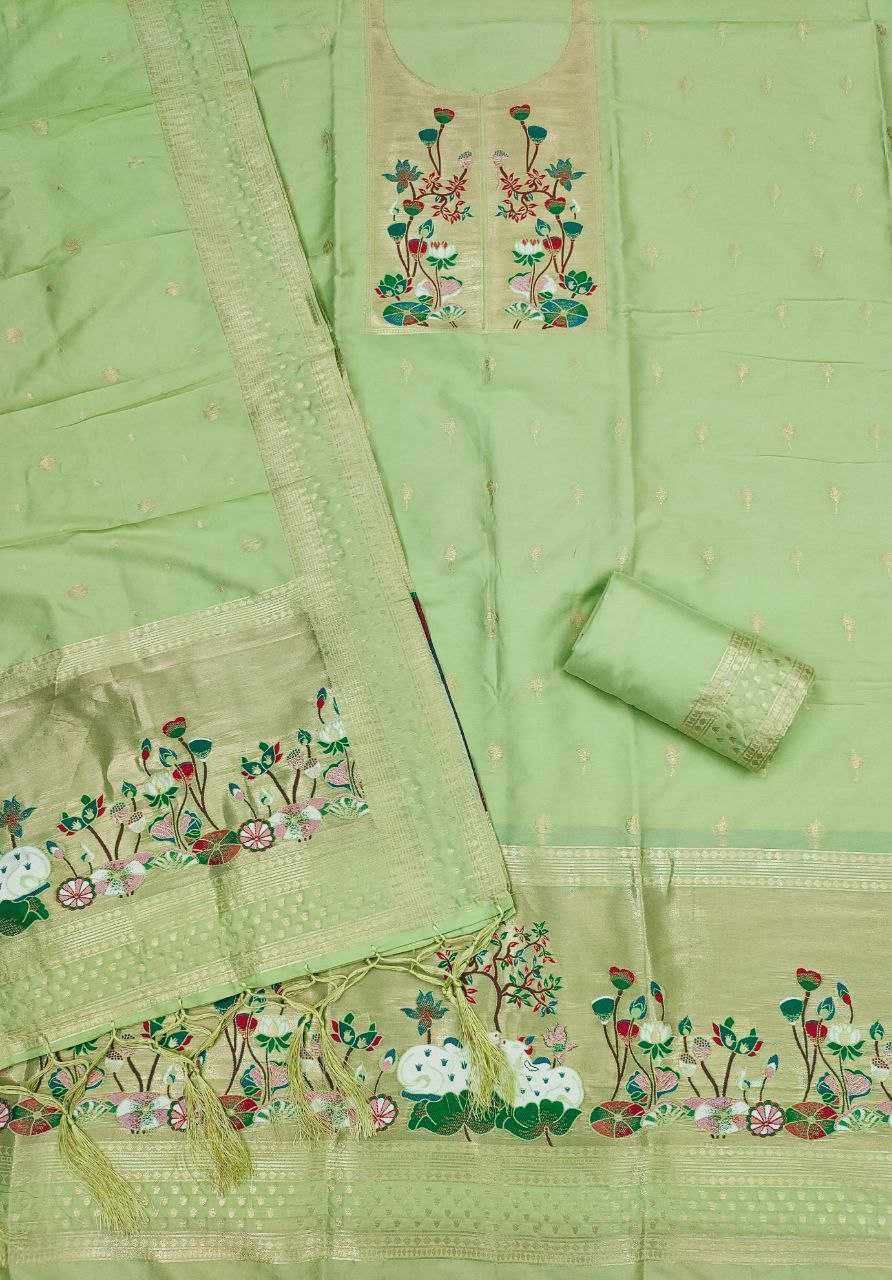 Ynf Soft Silk KESH714 006 Suits & Dresses Wholesale Unstitched Suits Party wear suits Ethnic Dresses Manufacturer- Kapda Export