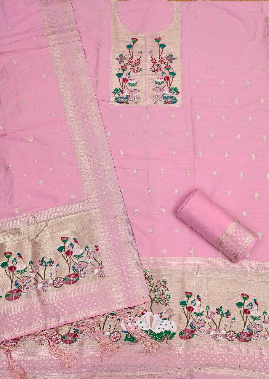 Ynf Soft Silk KESH714 006 Suits & Dresses Wholesale Unstitched Suits Party wear suits Ethnic Dresses Manufacturer- Kapda Export