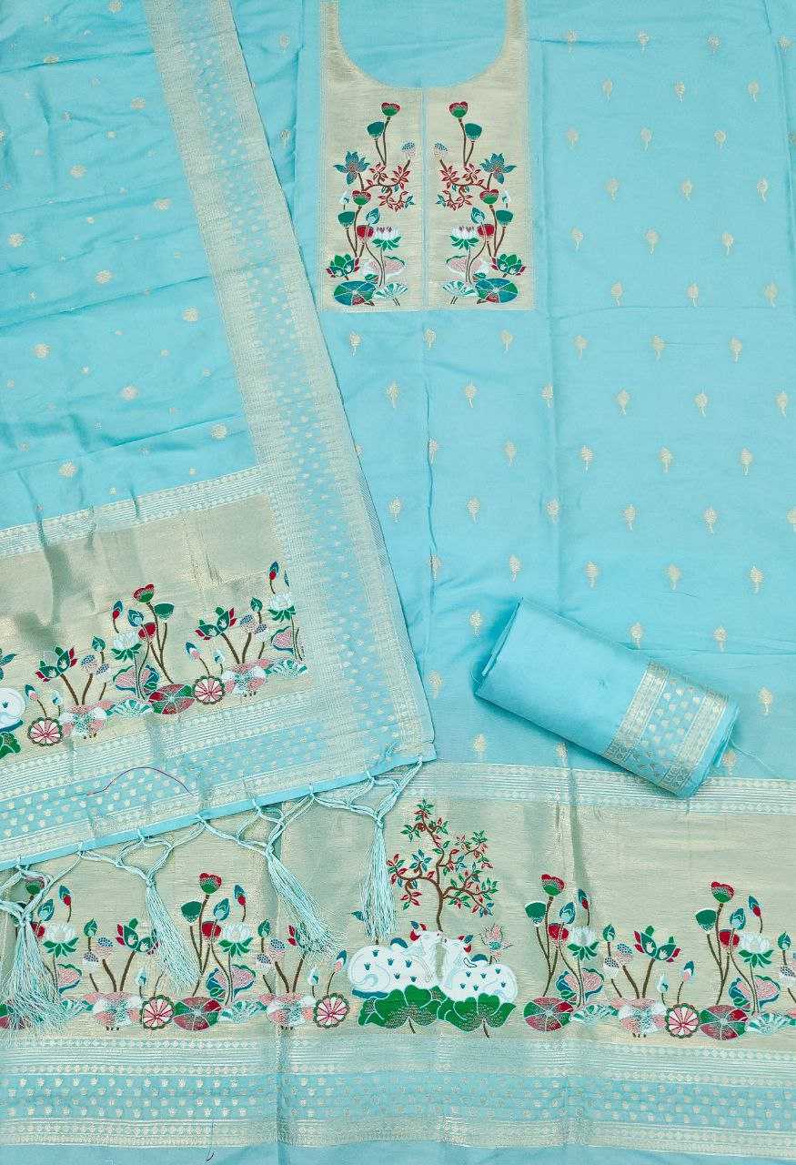 Ynf Soft Silk KESH714 006 Suits & Dresses Wholesale Unstitched Suits Party wear suits Ethnic Dresses Manufacturer- Kapda Export