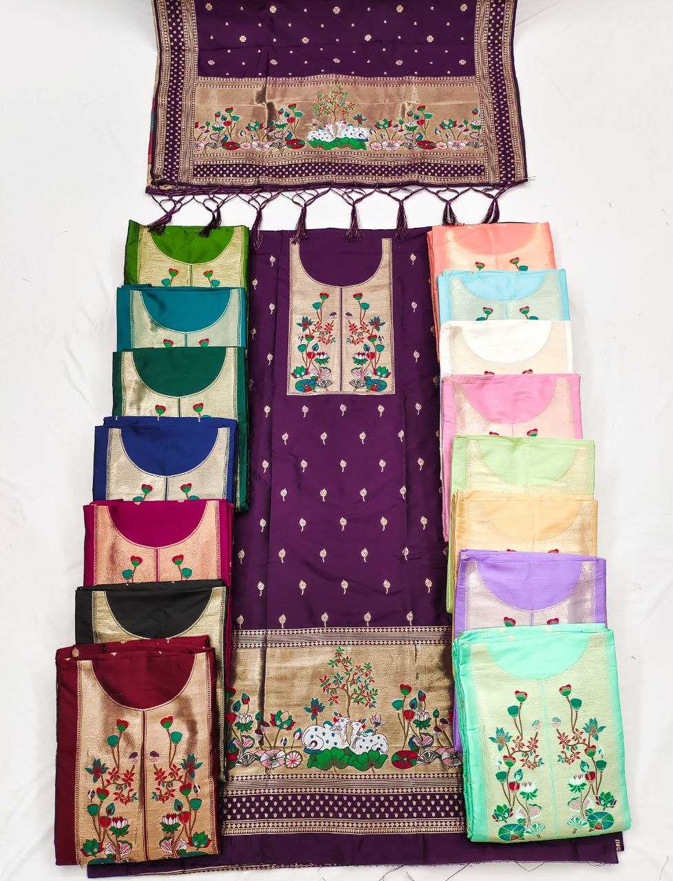 Ynf Soft Silk KESH714 006 Suits & Dresses Wholesale Unstitched Suits Party wear suits Ethnic Dresses Manufacturer- Kapda Export