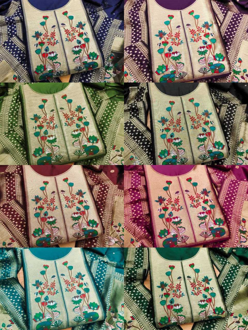 Ynf Soft Silk KESH714 006 Suits & Dresses Wholesale Unstitched Suits Party wear suits Ethnic Dresses Manufacturer- Kapda Export