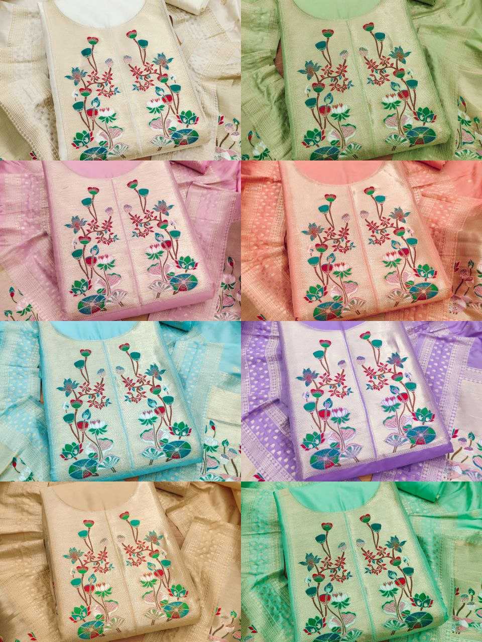 Ynf Soft Silk KESH714 006 Suits & Dresses Wholesale Unstitched Suits Party wear suits Ethnic Dresses Manufacturer- Kapda Export