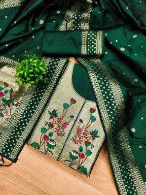 Ynf Soft Silk KESH714 007 Suits & Dresses Wholesale Unstitched Suits Wedding Suits Designer Suits Manufacturer- Kapda Export