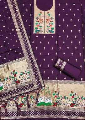 Ynf Soft Silk KESH714 007 Suits & Dresses Wholesale Unstitched Suits Wedding Suits Designer Suits Manufacturer- Kapda Export