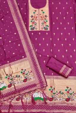 Ynf Soft Silk KESH714 007 Suits & Dresses Wholesale Unstitched Suits Wedding Suits Designer Suits Manufacturer- Kapda Export