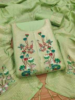 Ynf Soft Silk KESH714 007 Suits & Dresses Wholesale Unstitched Suits Wedding Suits Designer Suits Manufacturer- Kapda Export