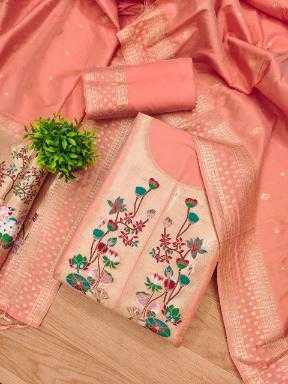 Ynf Soft Silk KESH714 007 Suits & Dresses Wholesale Unstitched Suits Wedding Suits Designer Suits Manufacturer- Kapda Export
