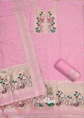 Ynf Soft Silk KESH714 007 Suits & Dresses Wholesale Unstitched Suits Wedding Suits Designer Suits Manufacturer- Kapda Export