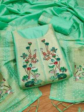 Ynf Soft Silk KESH714 007 Suits & Dresses Wholesale Unstitched Suits Wedding Suits Designer Suits Manufacturer- Kapda Export