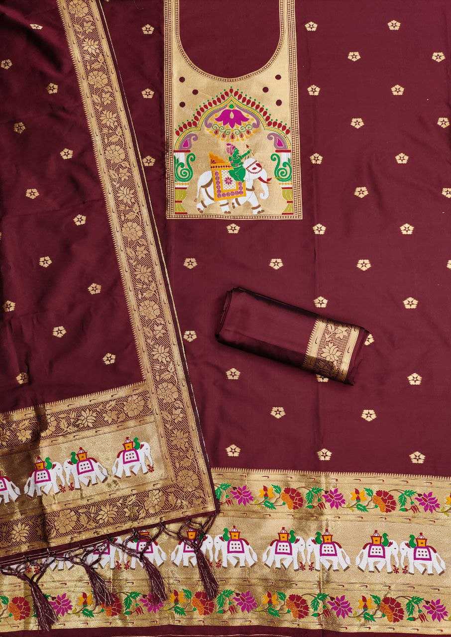 Ynf Soft Silk KESH714 014 Suits & Dresses Wholesale Unstitched Suits Wedding Suits Designer Suits Manufacturer- Kapda Export