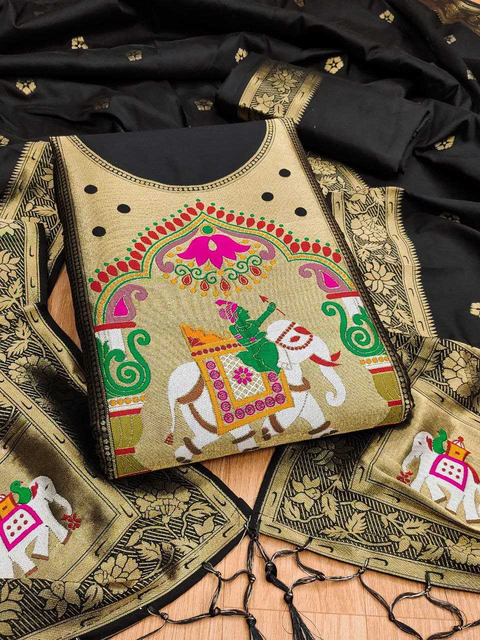 Ynf Soft Silk KESH714 014 Suits & Dresses Wholesale Unstitched Suits Wedding Suits Designer Suits Manufacturer- Kapda Export