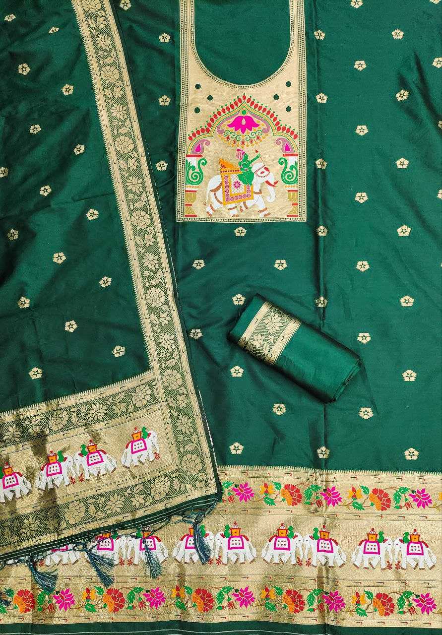 Ynf Soft Silk KESH714 014 Suits & Dresses Wholesale Unstitched Suits Wedding Suits Designer Suits Manufacturer- Kapda Export