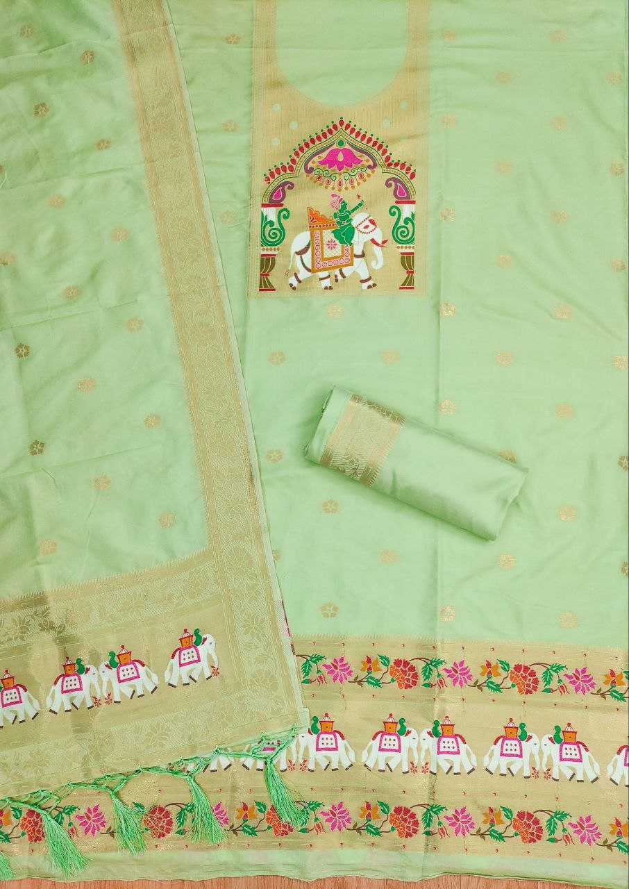 Ynf Soft Silk KESH714 014 Suits & Dresses Wholesale Unstitched Suits Wedding Suits Designer Suits Manufacturer- Kapda Export