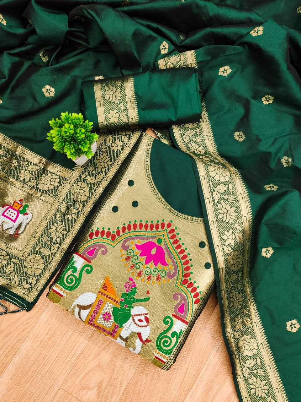 Ynf Soft Silk KESH714 014 Suits & Dresses Wholesale Unstitched Suits Wedding Suits Designer Suits Manufacturer- Kapda Export