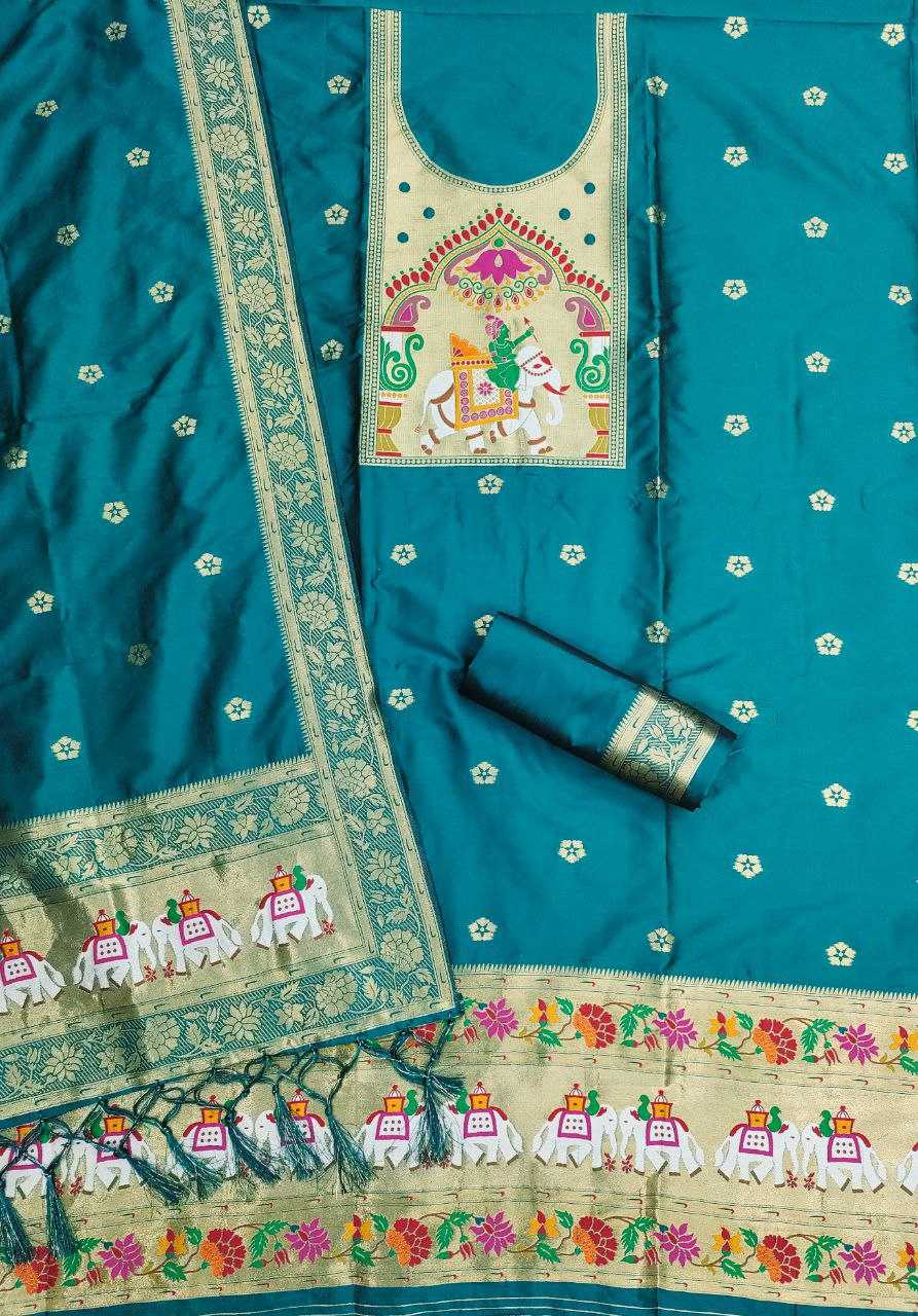 Ynf Soft Silk KESH714 014 Suits & Dresses Wholesale Unstitched Suits Wedding Suits Designer Suits Manufacturer- Kapda Export