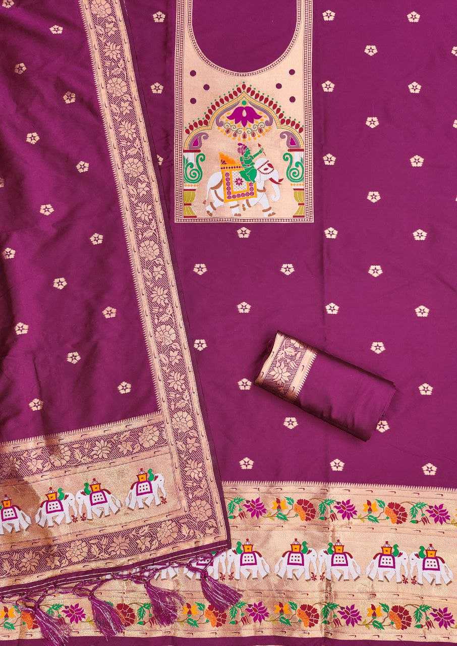 Ynf Soft Silk KESH714 014 Suits & Dresses Wholesale Unstitched Suits Wedding Suits Designer Suits Manufacturer- Kapda Export