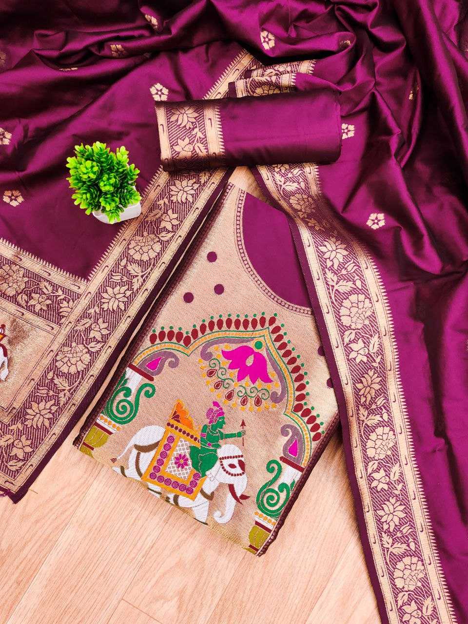 Ynf Soft Silk KESH714 014 Suits & Dresses Wholesale Unstitched Suits Wedding Suits Designer Suits Manufacturer- Kapda Export