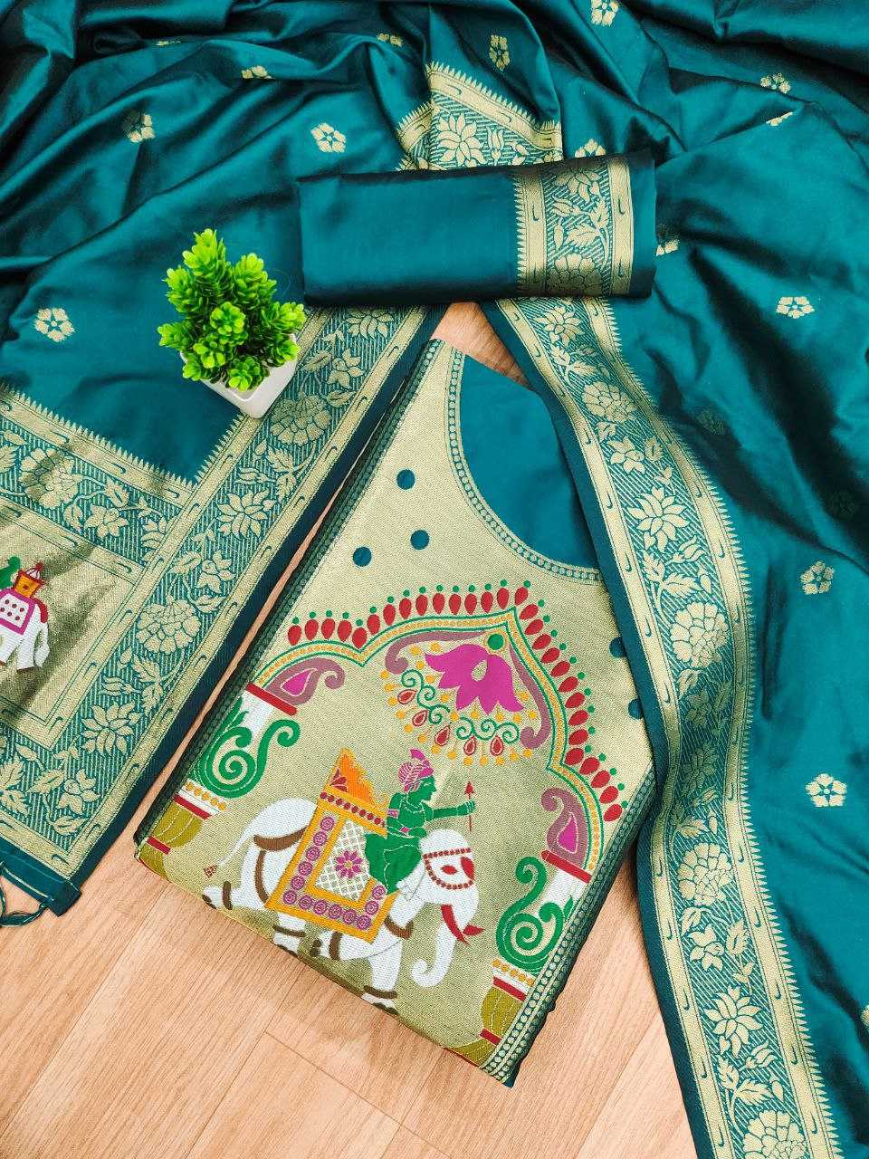 Ynf Soft Silk KESH714 014 Suits & Dresses Wholesale Unstitched Suits Wedding Suits Designer Suits Manufacturer- Kapda Export