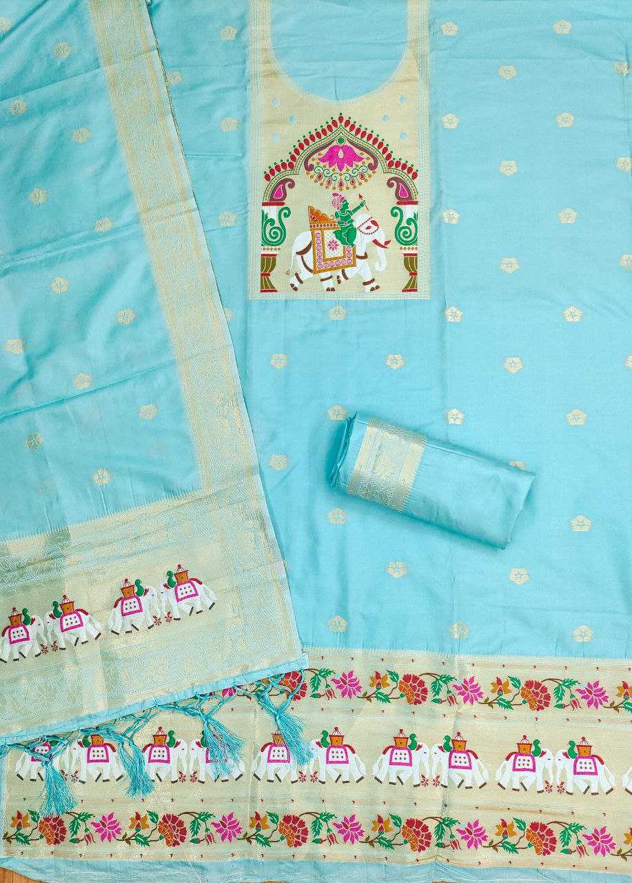 Ynf Soft Silk KESH714 014 Suits & Dresses Wholesale Unstitched Suits Wedding Suits Designer Suits Manufacturer- Kapda Export