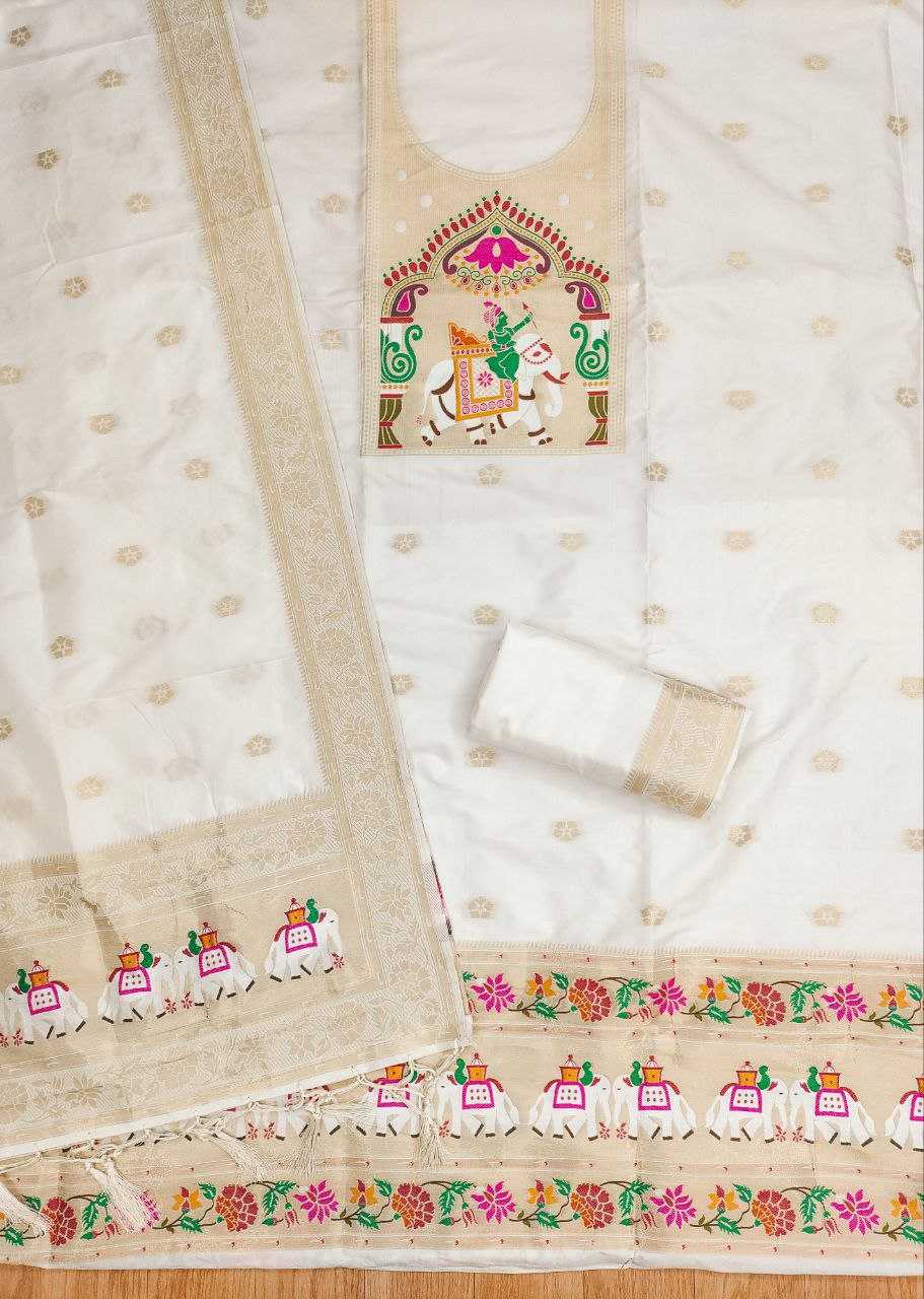 Ynf Soft Silk KESH714 014 Suits & Dresses Wholesale Unstitched Suits Wedding Suits Designer Suits Manufacturer- Kapda Export