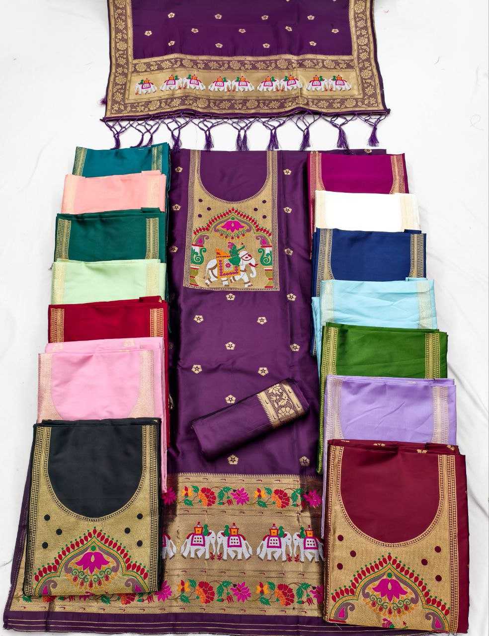 Ynf Soft Silk KESH714 014 Suits & Dresses Wholesale Unstitched Suits Wedding Suits Designer Suits Manufacturer- Kapda Export